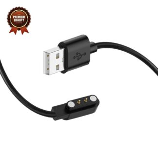 Colmi C60 / C61, Xiaomi Imilab KW66, Kieslect Kr Pro, Haylou Solar LS05, Colmi P28 Plus, Xiaomi Haylou Solar LS02, Haylou Watch 2 Pro Magnetic Charging Cable 2 Pin High Quality USB