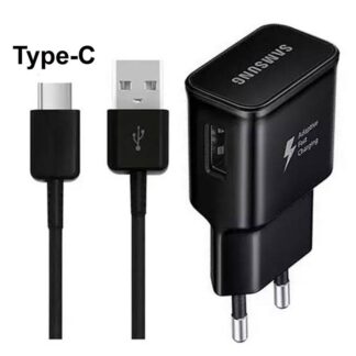Samsung 15W Type C Fast Charging Charger Adapter With Cable -Black