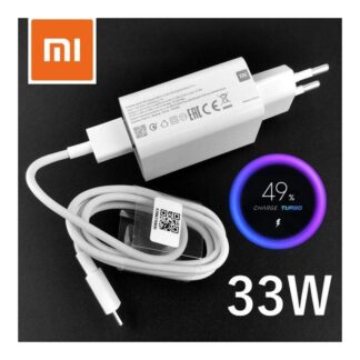 Mi 33watt fast Charger Turbo Charge EU QC 4.0 Adapter 3A Usb Type C Cable