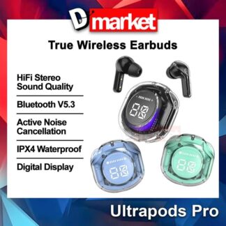 Ultrapods Pro TWS True Wireless Earbuds Sport Earphone Music Headphone Ultra Pods Pro LED Display Bluetooth Earbuds