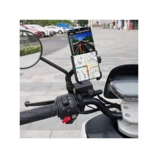 Aluminum Alloy Adjustable Bike Mobile Phone Holder Full Metal bike Motorcycle Mobile Holder Phone Bracket Mountain Bike Mobile Stand C2