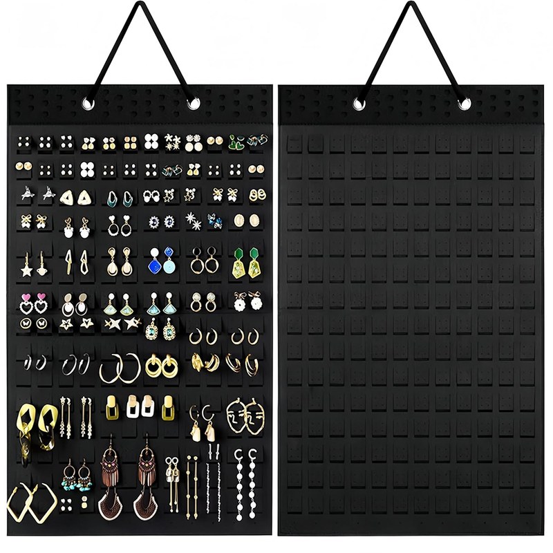 Wall Hanging Brooch Display Stand Felt Enamel Pin Badge Button Storage Holder Necklace Earring Hanging Organizer