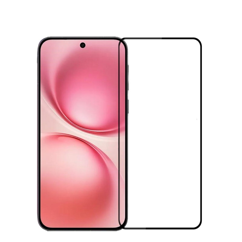 Vivo X200 FE Big Curved Anti-Static Anti Dust ESD Edge to Edge Covered Tempered Glass Screen Protector