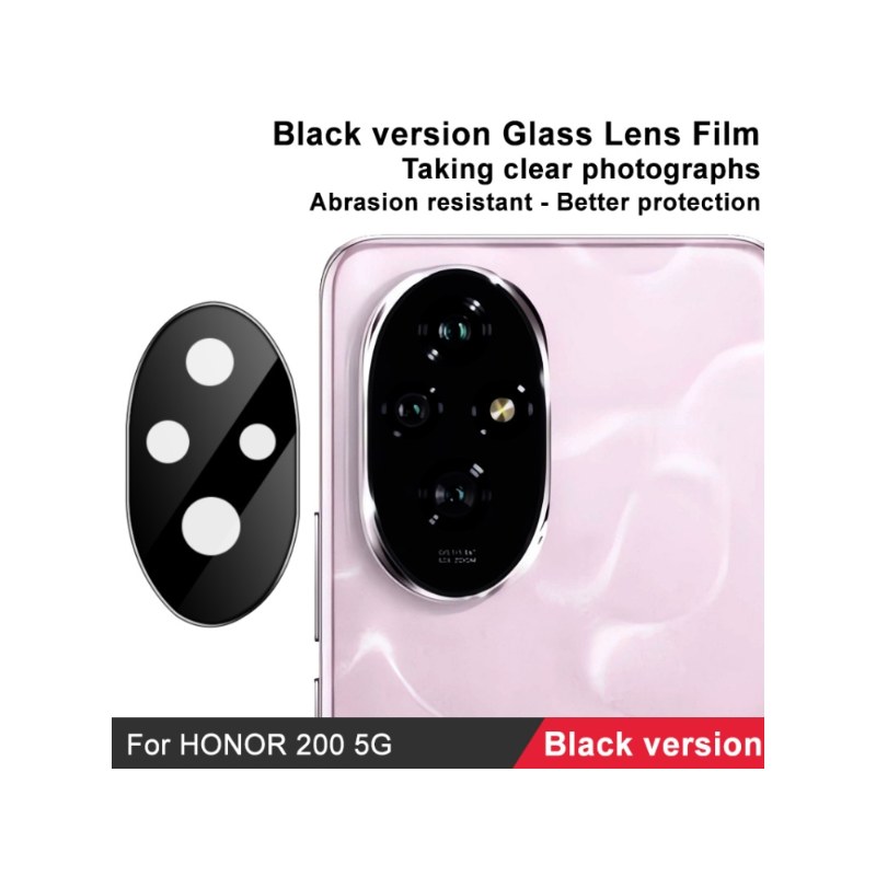 Honor 200 Shield Latest Generation Curvy Border Glass Membrane HD Tempered Glass Camera Full Lens Protector