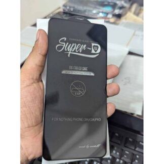 Nothing Phone (3a) Pro Super D Big Curved Edge ESD Premium Quality Full Cover Tempered Glass Screen Protector