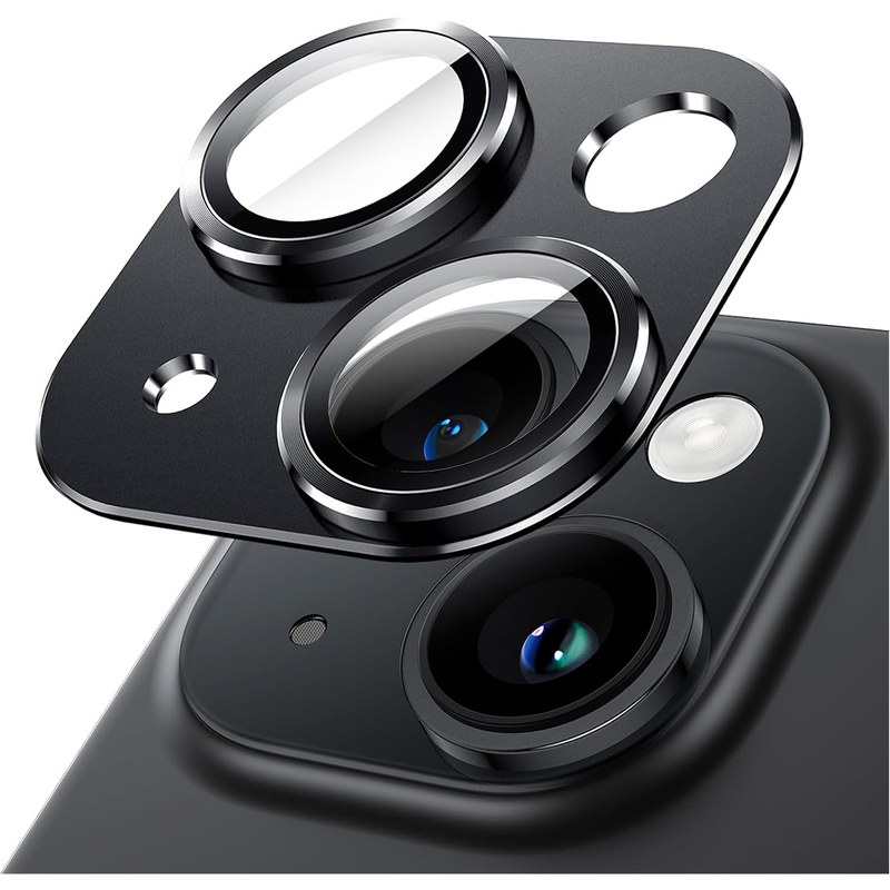 Metal Tempered Glass Camera Lens Protector Cover For iPhone 15 Pro Max 14 Plus 13 Mini 15Pro 14Pro Protection Phone Accessories