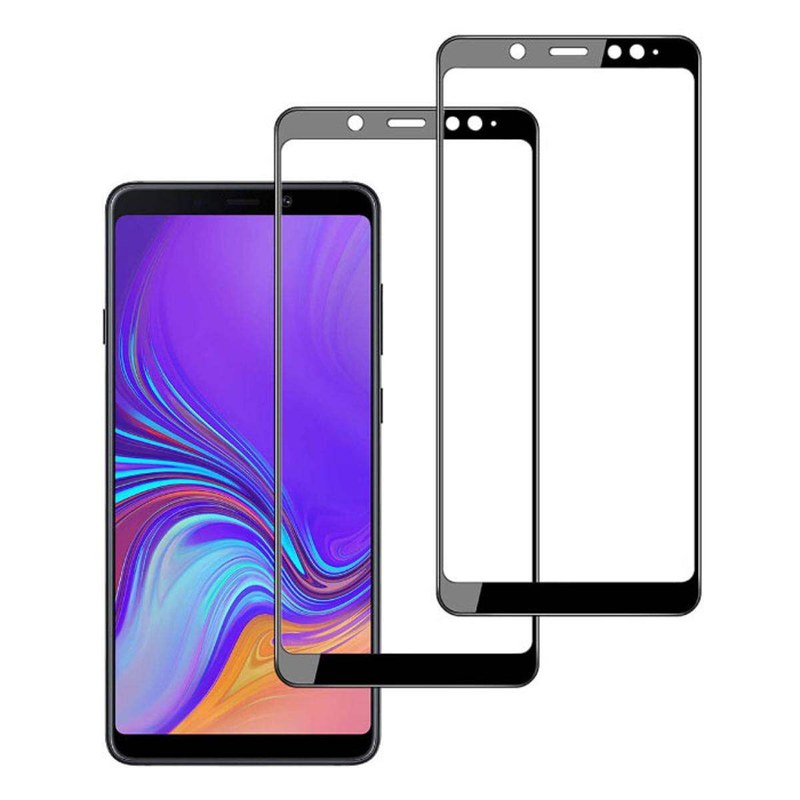 Samsung Galaxy A9 2018 full adhesive tempered glass screen protector
