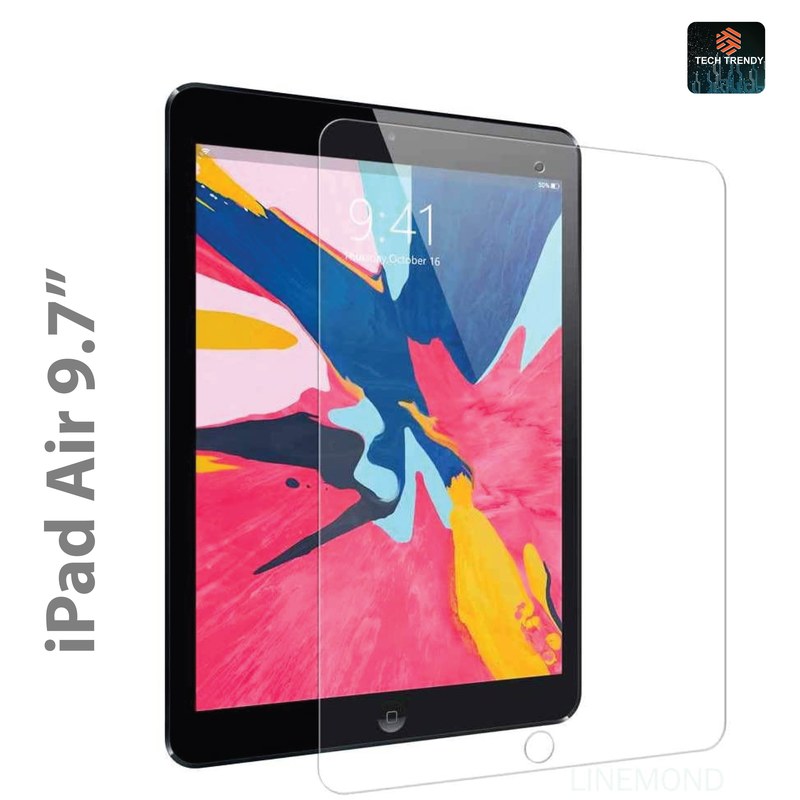 For Apple iPad 9.7 -2017-2018/ Pro 9.7 (9.7 Inches) 2.5D Round Corner ARC EDGE Tempered Glass Screen Protector for iPad 9.7/Pro 9.7