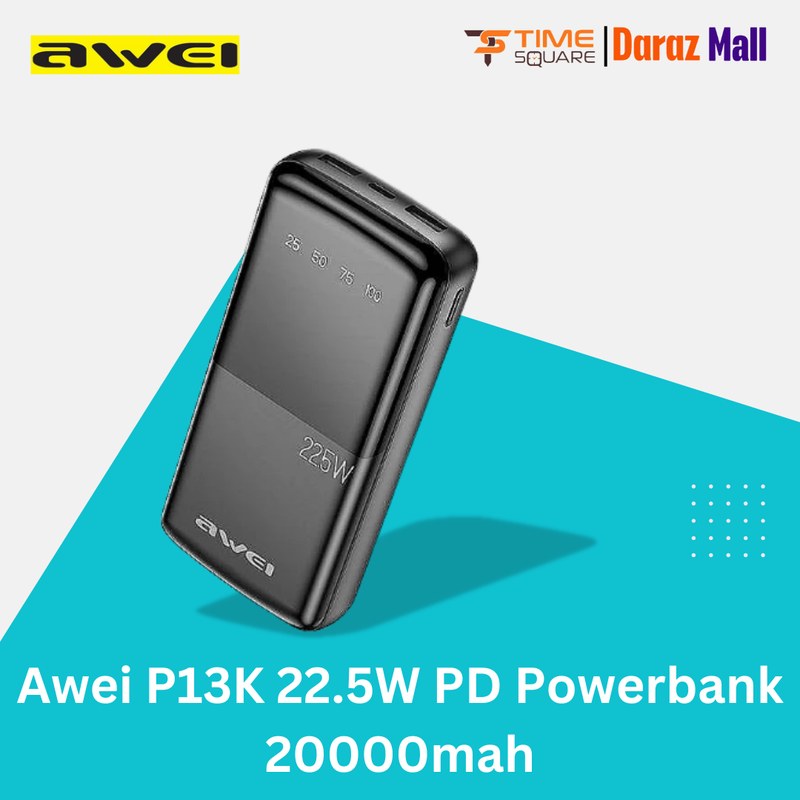 Awei P13K / PA50 / PA‑92 22.5W Fast Charging Power Bank