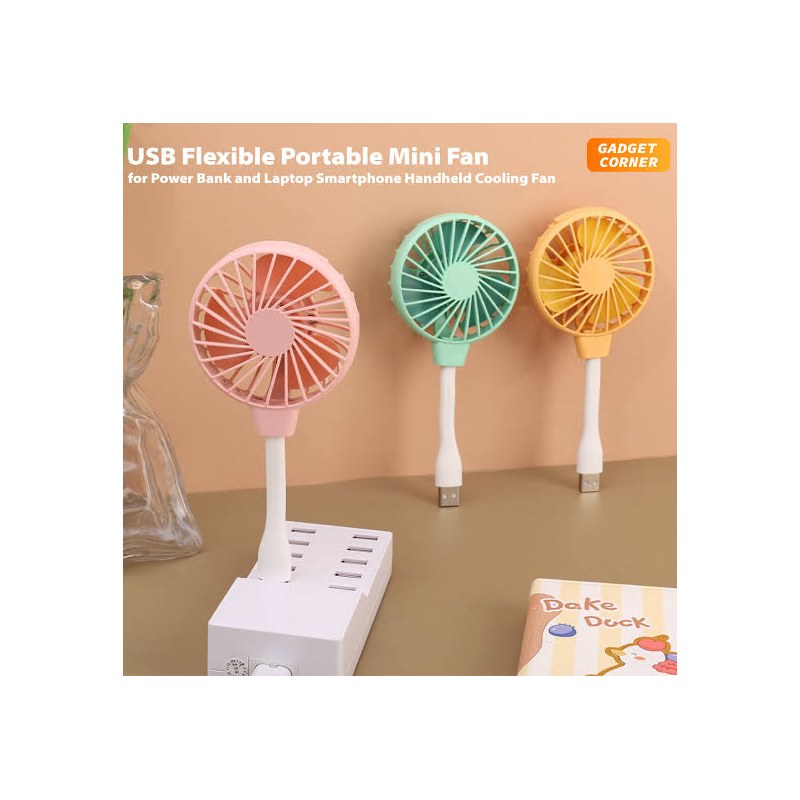 Portable USB Fan Chalan will run on Type C with mobile. High speed fan cooling can also be run with a power bank |