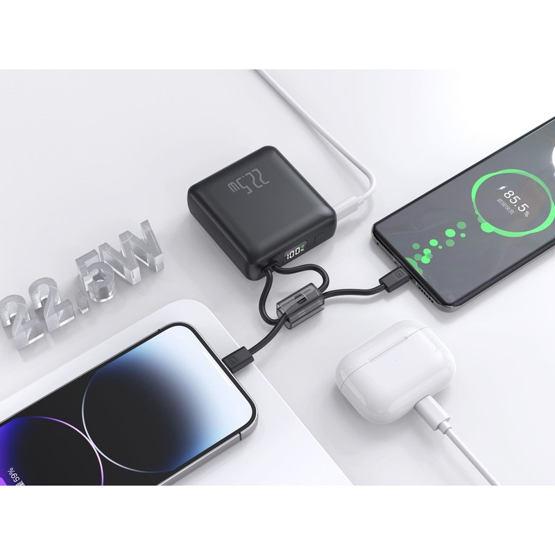 PowerCore 10 Fast Charging PowerBank β 10000mAH 22.5W with Built in Type-C and Lightening Cable for iPhone - 761707