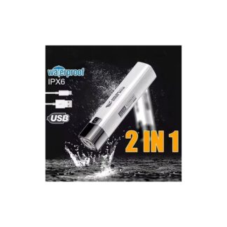 🔦 USB Rechargeable Flashlight with Built-in Power Bank – Portable, Powerful & Multi-Functional Mini Brightest Led Flashlight Emergency Power Bank Lighting Torch Rechargeable Usb Ch