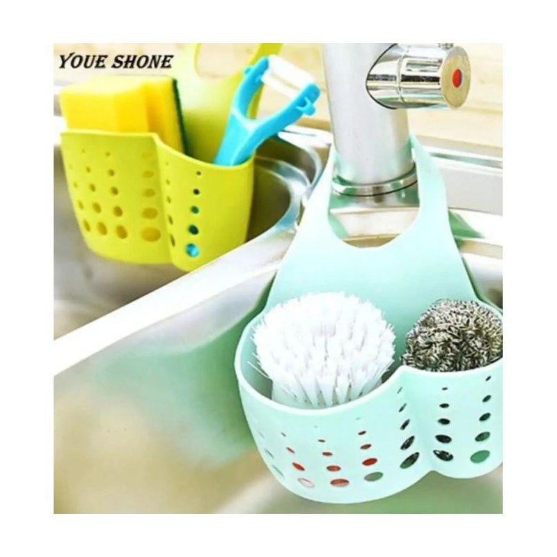 Kitchen Hanging Drain Bag Basket Bath Storage Gadget Tool Sink Holder Bathroom Soap Hanging Water Laundry Basket