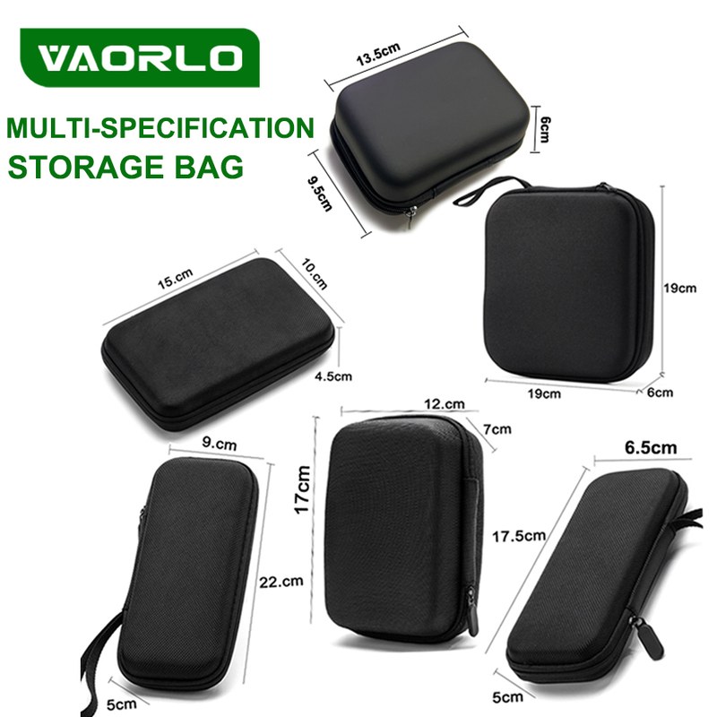 Earphone Data Storage Bag Oval Square Rectangle Cable Organizer Bags Mini Zipper Pouch Tech Gadgets Portable Charger U Disk Case