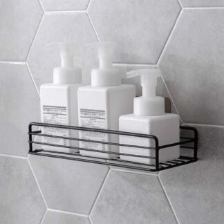 Toilet Storage Rack Bathroom Shelf No-Drill Shelf Shower Wall Mounted Shelf Bracket Bathroom Accessory Organizer Shampoo-Best Gadgets