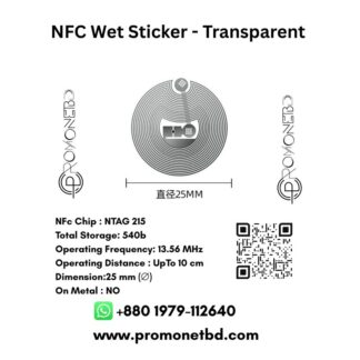 10 Pcs NFc Sticker , NTAG 215  Transparent NFc Sticker Tag